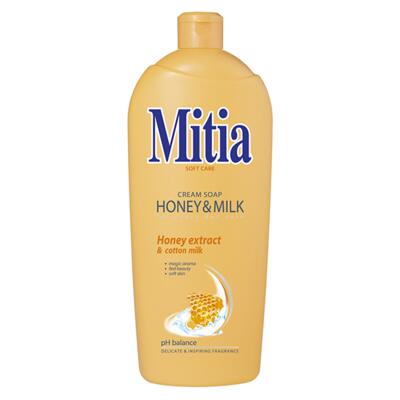 MITIA soft care Honey & Milk krémové mýdlo 1l