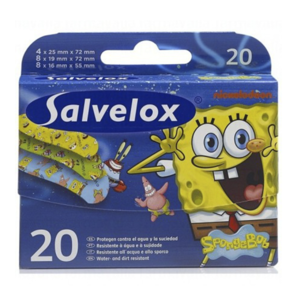 Salvelox dětské náplasti Sponge Bob 20ks