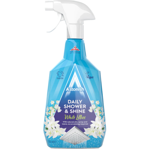 Astonish pro denní bezúdržbové čištění sprchy a sanity Bílá Lilie 750ml