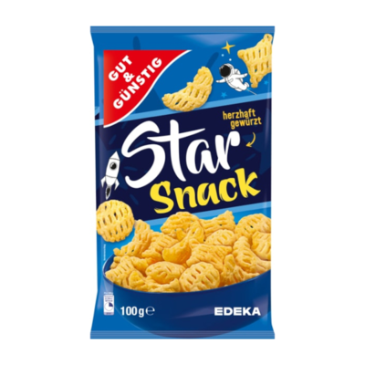 GG Star Snack kořeněné bramborové lupínky 100g
