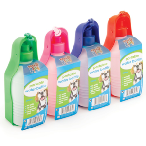 Pets Play cestovní lahev na vodu pro psy, mix barev 300ml