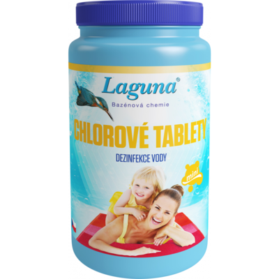 LAGUNA chlorové tablety mini pro údržbu bazénové vody 1kg