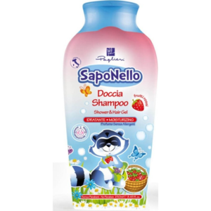 SapoNello italský dětský sprchový gel a šampon Jahůdka 250ml