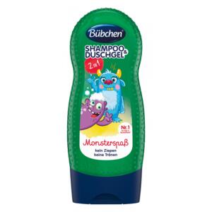 Bübchen dětský sprchový gel a šampon 2v1 Příšerky 230 ml