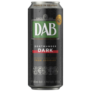 DAB Dortmunder Dark jemné tmavé pivo určené pro export USA 0,5l