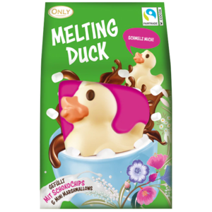 Only Melting Duck horká bílá čokoláda 75g
