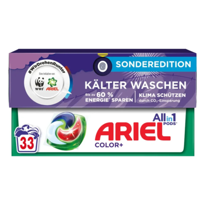Ariel Pods All in1 prací kapsle na barevné prádlo 33ks 673g
