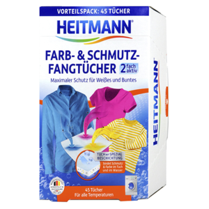 Heitmann Color ubrousky proti zapírání barev při všech teplotách 45ks