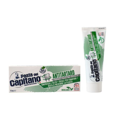 Pasta del Capitano zubní pasta proti zubnímu kameni s BIO mátou 75ml