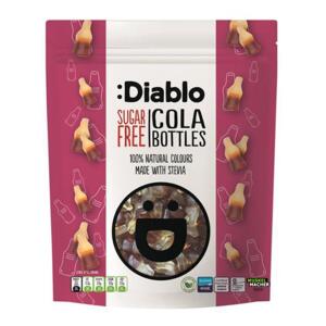 Diablo Cola Bottle bonbony bez cukru 75g