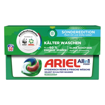 Ariel Pods All in1 prací kapsle Universal 33ks 706g