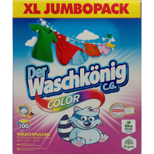 Waschkonig Color prací prášek na barevné prádlo 100PD 6kg