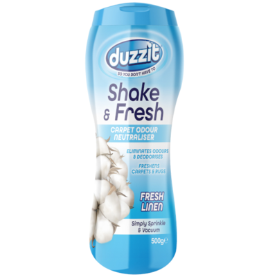 Duzzit Shake&Fresh Vonný prášek na koberce Fresch Linen 500g