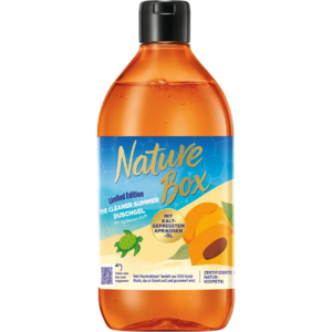 Nature Box sprchový gel s meruňkovým olejem lisovaným za studena 385ml