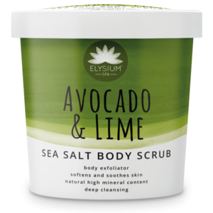 Elysium Spa Sea Salt Tělový peeling Avocado & Lime 200g