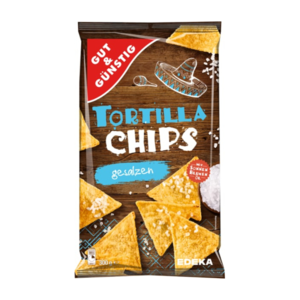 GG Tortilla chips pečené na slunečnicovém oleji solené 300g
