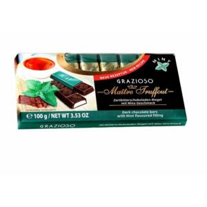 Grazioso čokoládové tyčinky Peprmint, 8ks