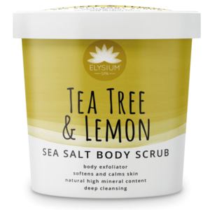 Elysium Spa Sea Salt Tělový peeling Tea Tree & Lemon 200g
