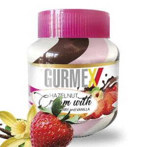 Gurmex Cream Triple Chocolat jahoda vanilka 350g