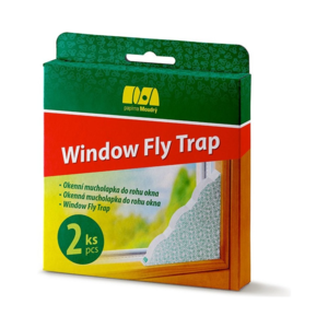 Window Fly Trap okenní mucholapka do rohu rámu 2ks