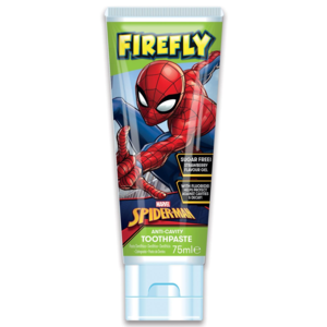 Spiderman zubní pasta pro děti s jahodovou příchutí 75ml