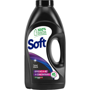 SOFT Total Black prací gel na tmavé a černé prádlo 2,25l 45PD