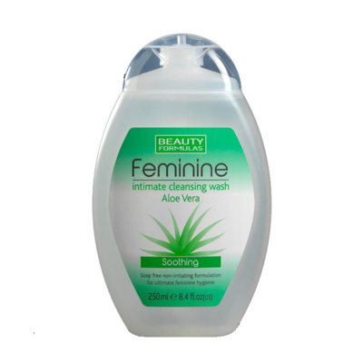 Beauty Formulas dámský intimní mycí gel Aloe Vera 250ml