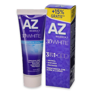 AZ 3D White & Cool bělící zubní pasta z Itálie 65ml