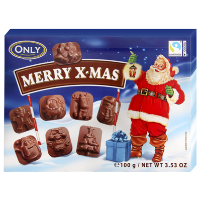 Milk chocolate Merry X-mas  100g