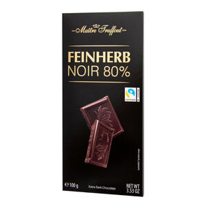 Prémiová extra hořká čokoláda 80% 100g