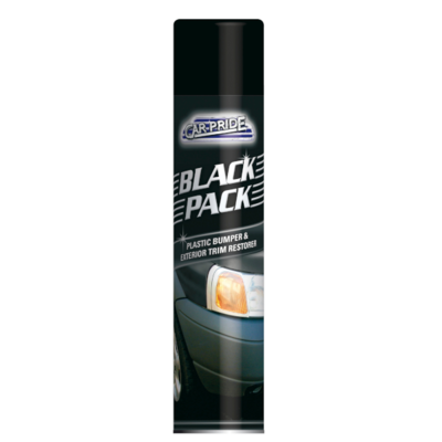 Car Pride Black Pack sprej pro obnovu vnějších plastových částí vozidla 300ml