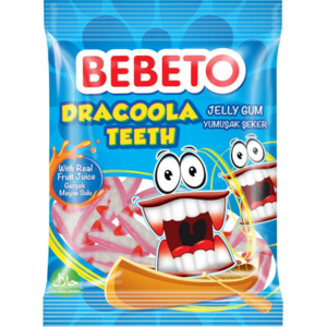 Bebeto želé bonbony Dracoola Teeth 80g