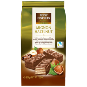 Feiny Biscuits Mignon oplatky s lískooříškovým krémem 200g