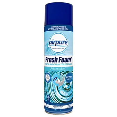 Airpure Fresh pěnový čistič a neturalizér pachů do toaletní mísy Atlantis Bay 500ml