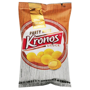 Kronos party nuts arašídy v křupavém těstíčku Sour Cream Onion 130g