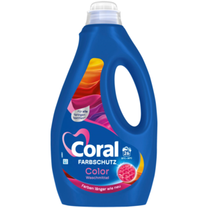 Coral prací gel Optimal Color na barevné prádlo 26PD 1,3l