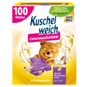 Kuschelweich Color prací prášek na barevné prádlo s vůní Glucksmoment 100PD 5,5kg