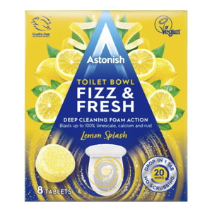 Astonish Fizz & Fresh aktivní tablety do WC Lemon - 8ks