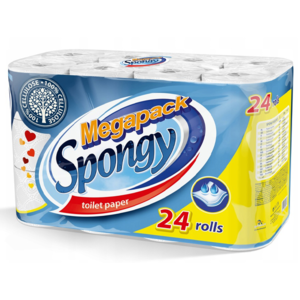 Toaletní papír Spongy maxi balení 24ks