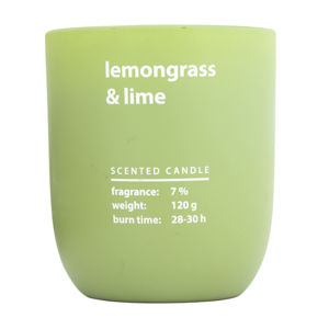 Svíčka vonná dekorativní Lemon Grass & Lime 120g