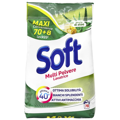 SOFT univerzální prací prášek Aloe 78PD