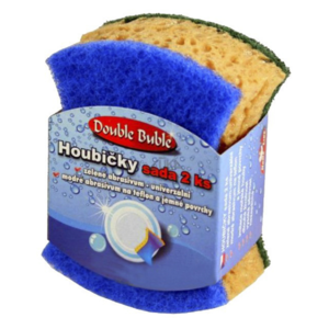 Houbička DOUBLE BUBLE Antibakteriální sada 2ks