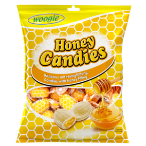 Woogie bonbony Honey 150g